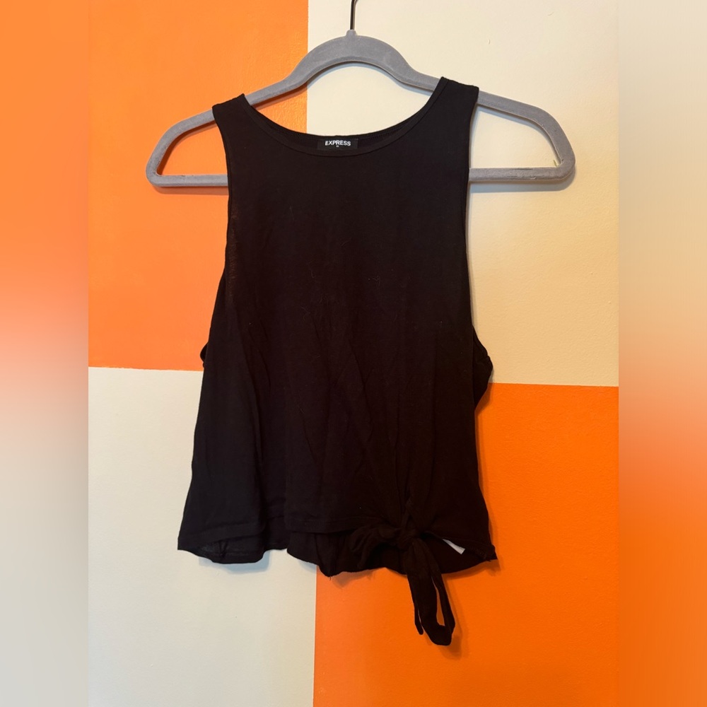 Express Tank with Tie Detail